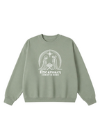 Christ Is Born Nativity Scene Crewneck