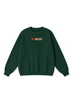 Embroidered I Heart Masr Crewneck