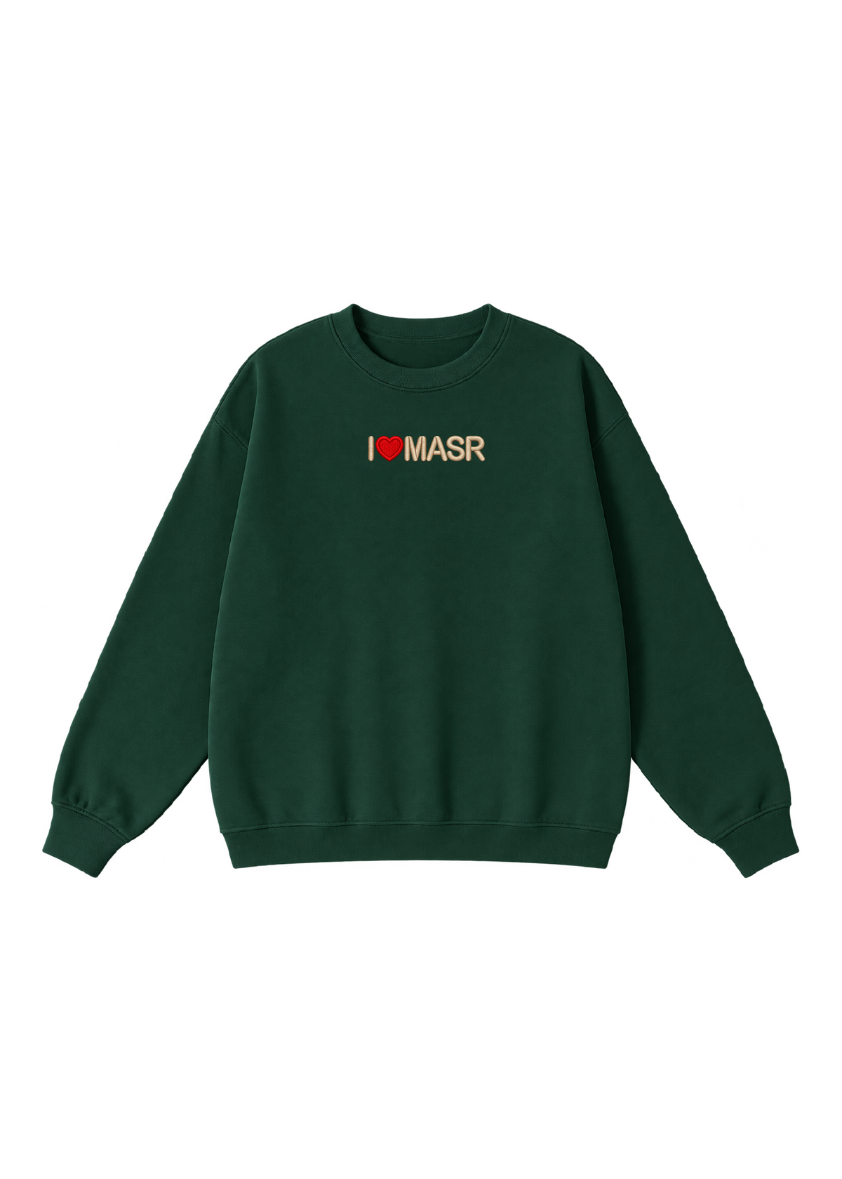 Embroidered I Heart Masr Crewneck