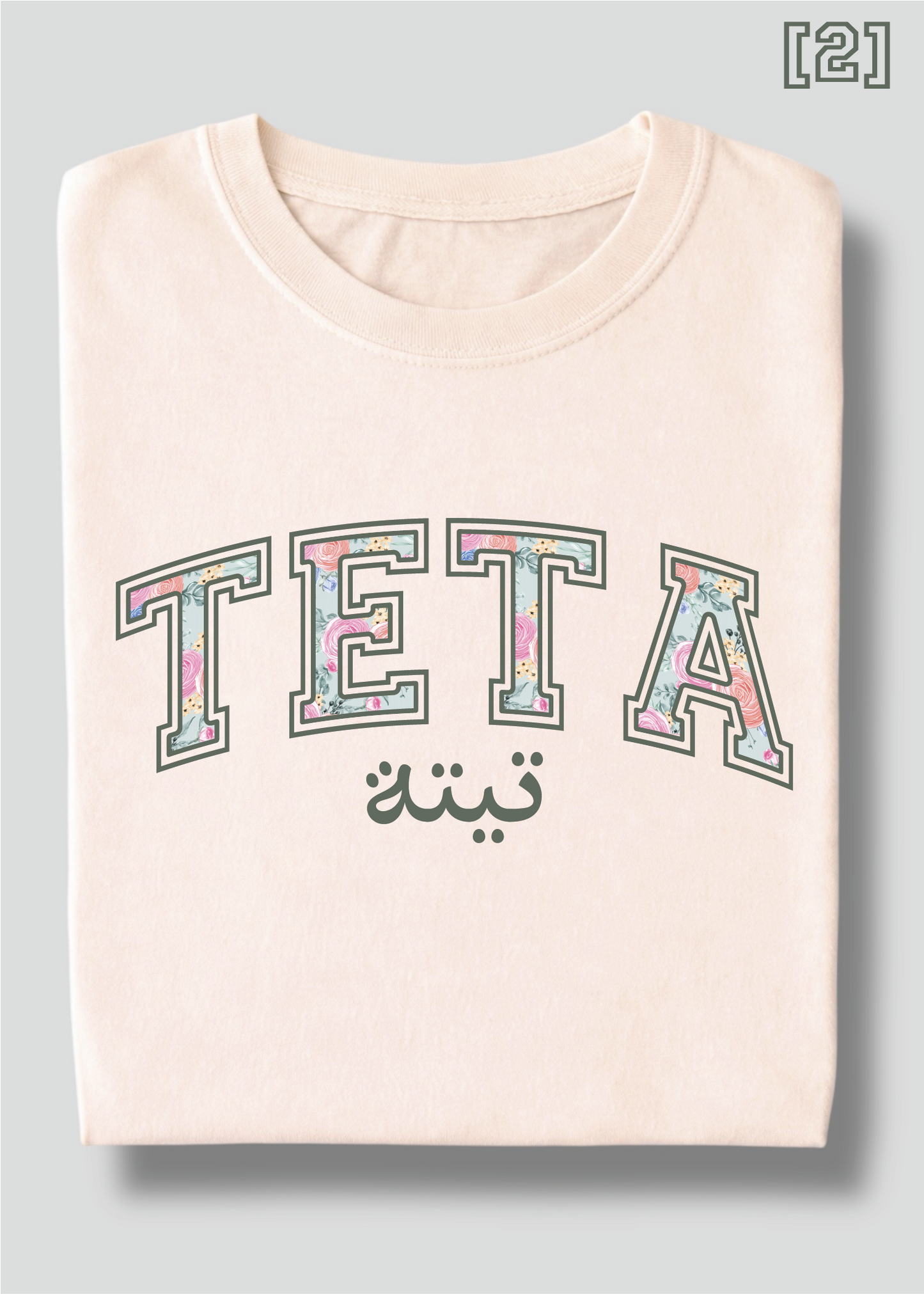 Floral Teta Tee
