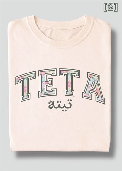 Floral Teta Tee