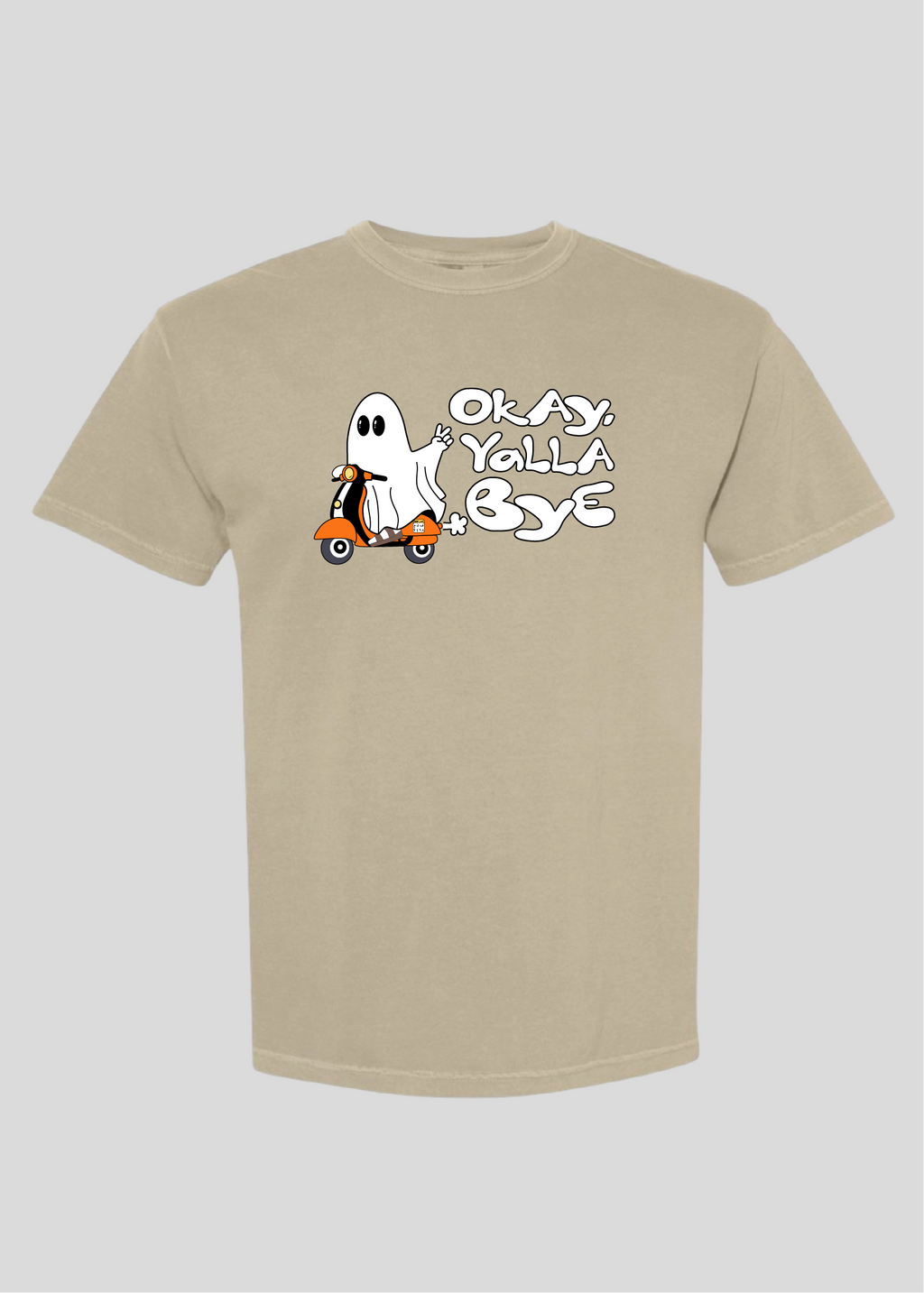 Okay, Yalla Bye Ghost Scooter Tee