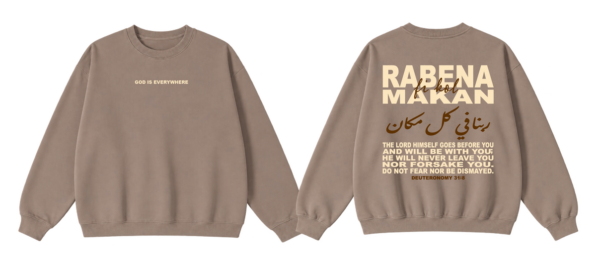 Rabena Fi Kol Makan Crewneck