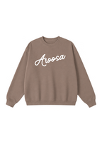 Aroosa Cursive Script Crewneck