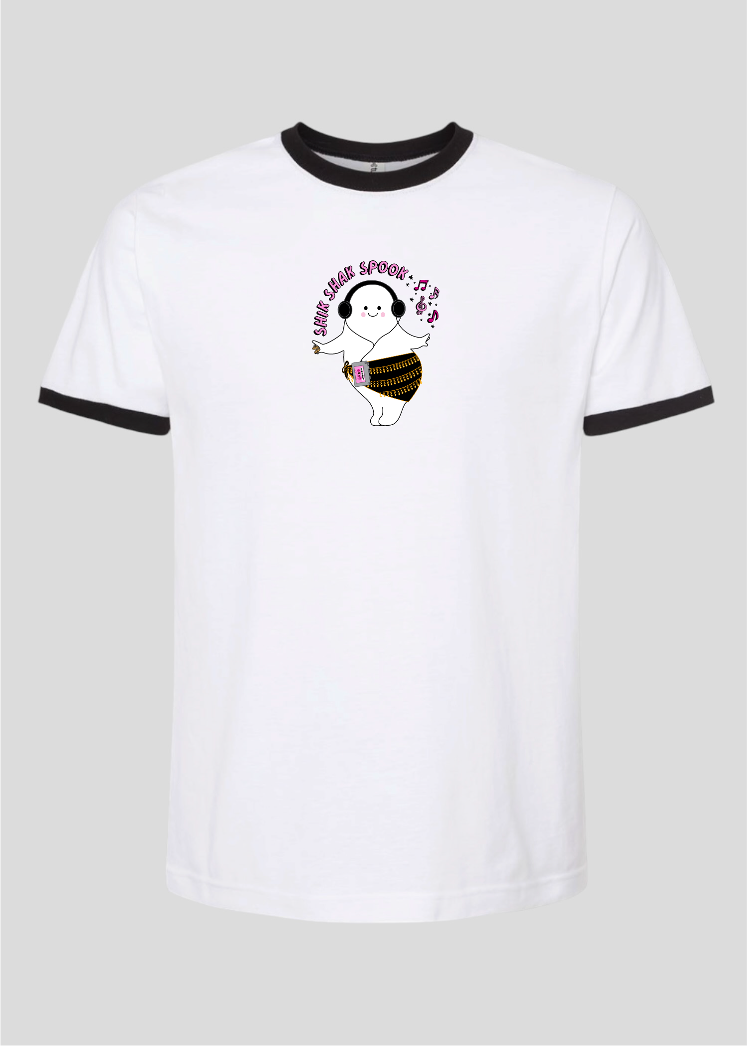 Shik Shak Spook Belly Dancing Ghost Tee