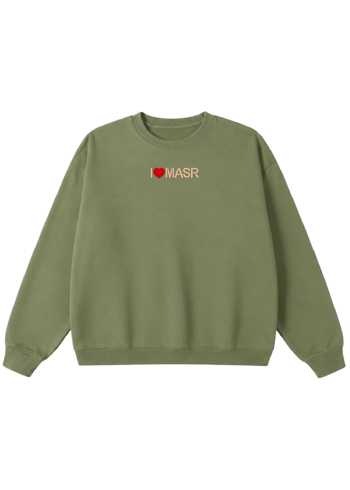 Embroidered I Heart Masr Crewneck