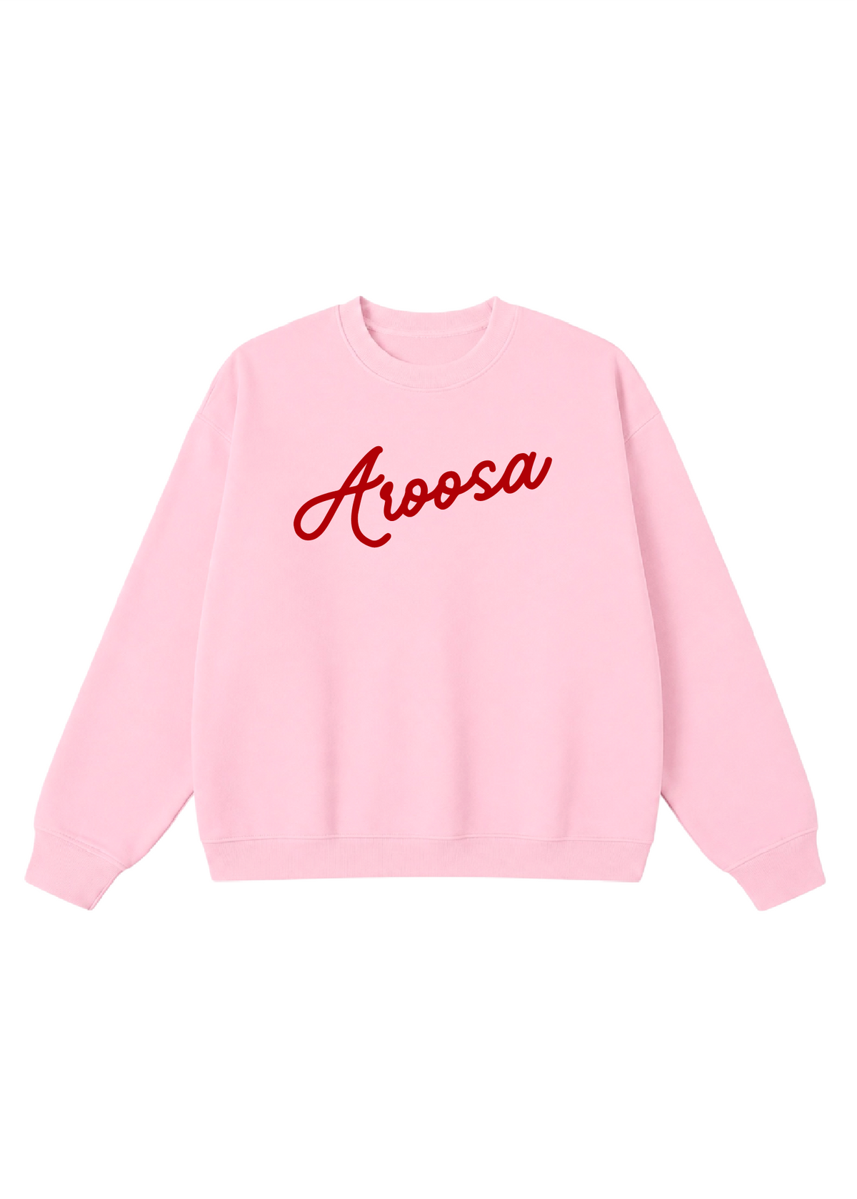 Aroosa Cursive Script Crewneck