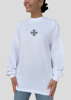 [DEAL TEE] Embroidered Unisex Mystery Coptic Cross Long Sleeve Tee