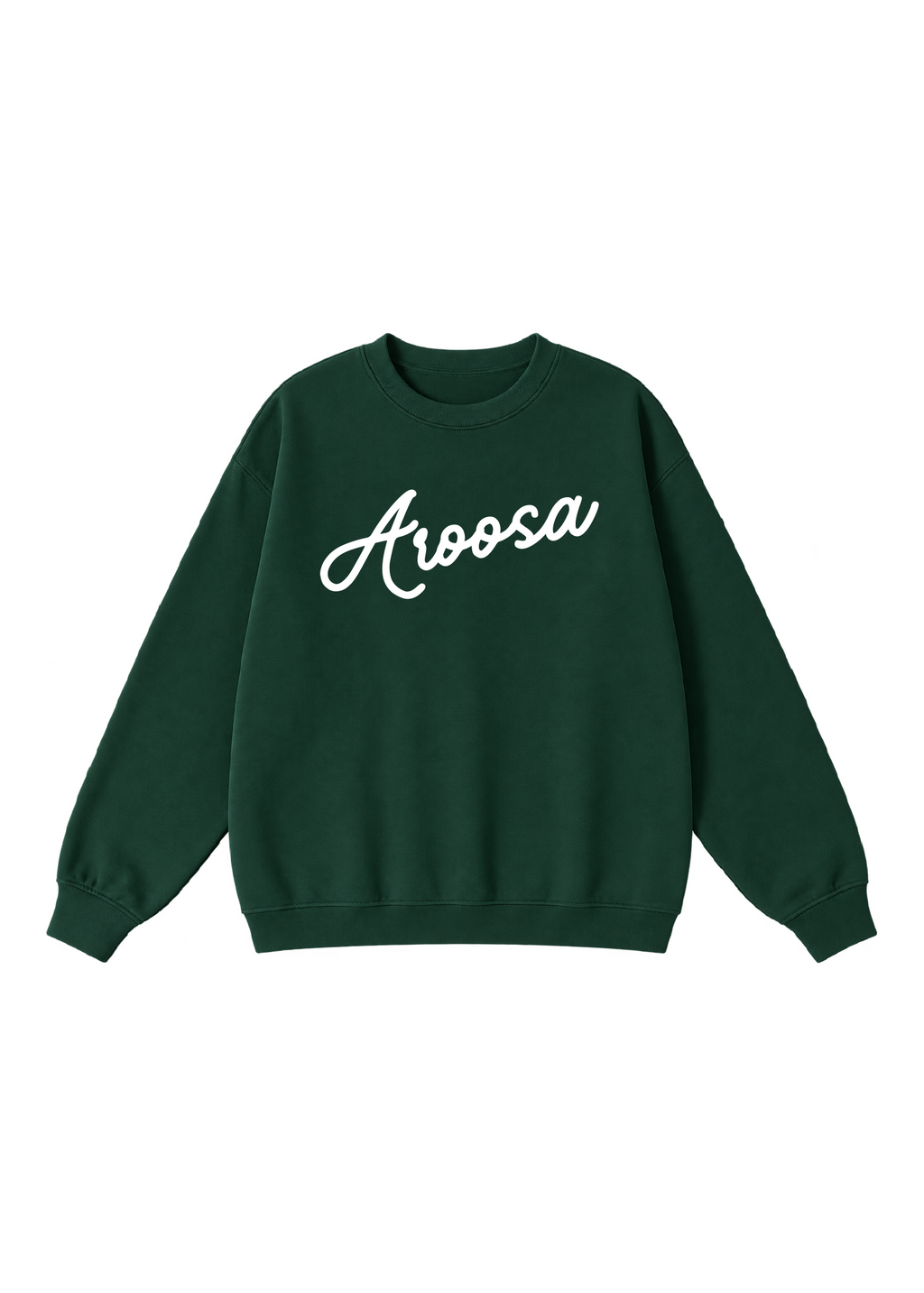 Aroosa Cursive Script Crewneck