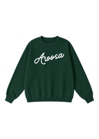 Aroosa Cursive Script Crewneck