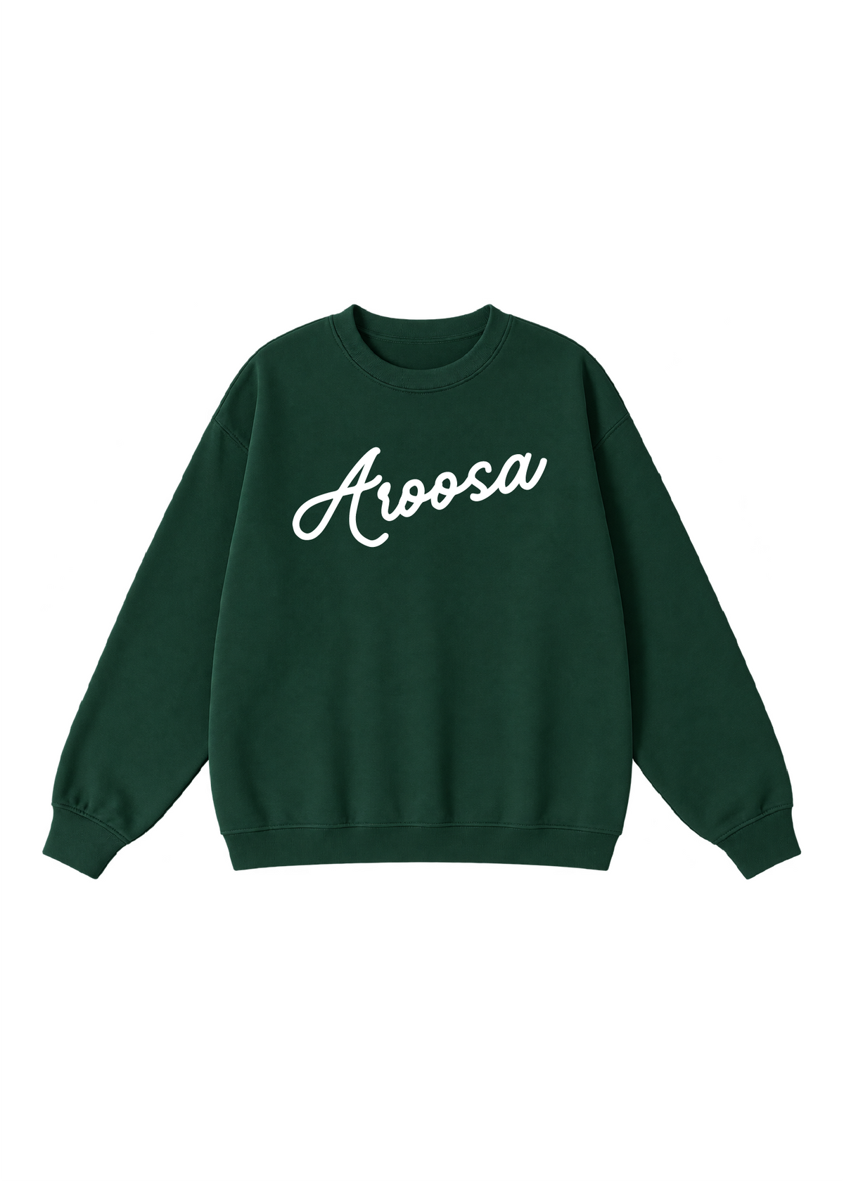 Aroosa Cursive Script Crewneck
