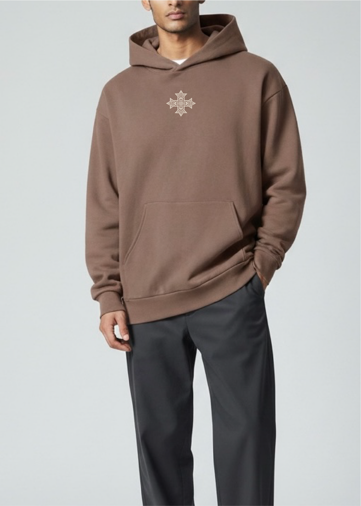 [DEAL HOODIE] Embroidered Unisex Mystery Coptic Cross Hoodie