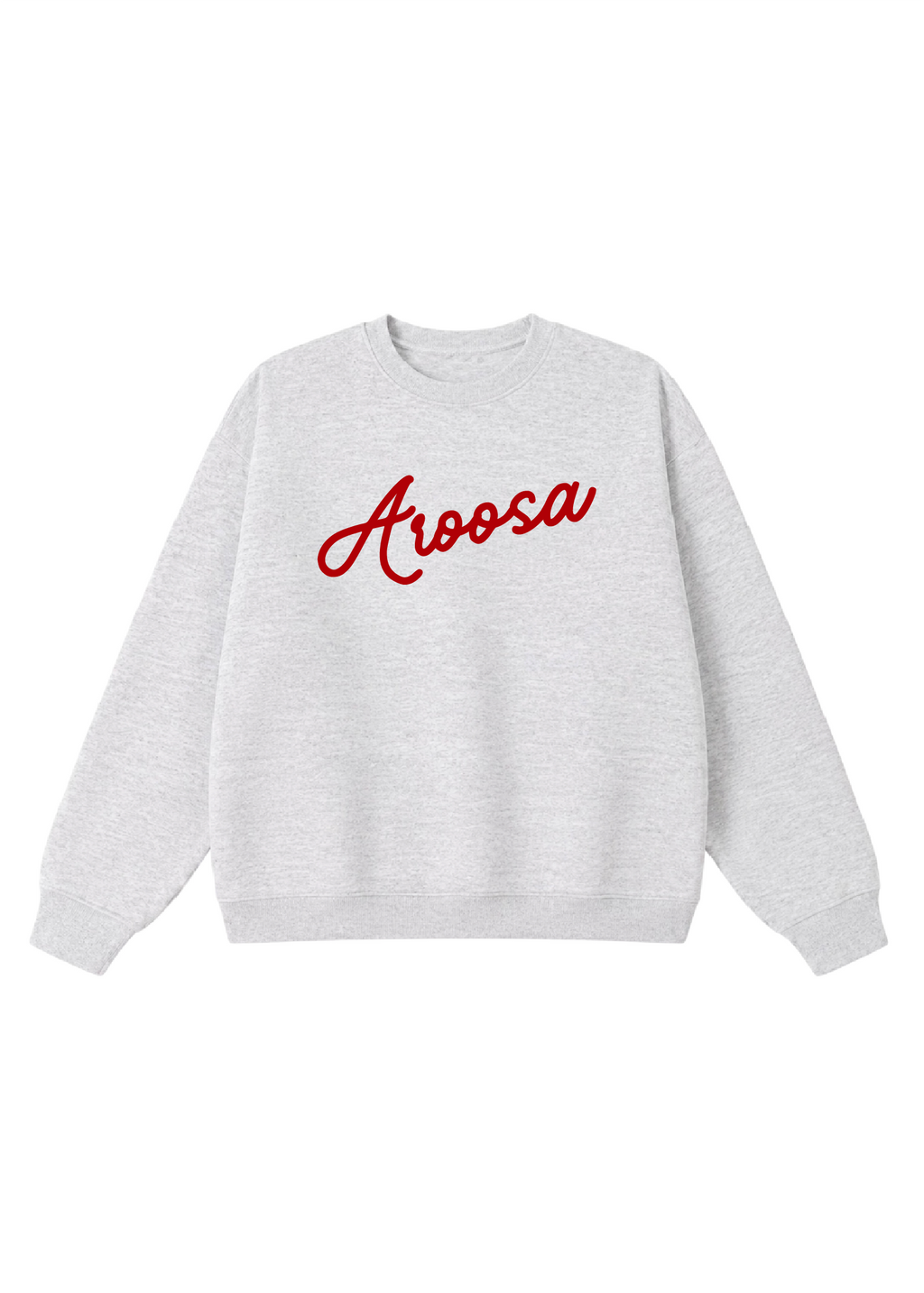 Aroosa Cursive Script Crewneck