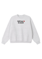 Embroidered I Left My Heart in Masr Crewneck