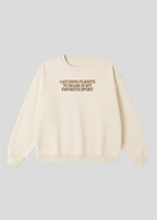 Embroidered Catching Flights to Masr is My Favorite Sport Crewneck