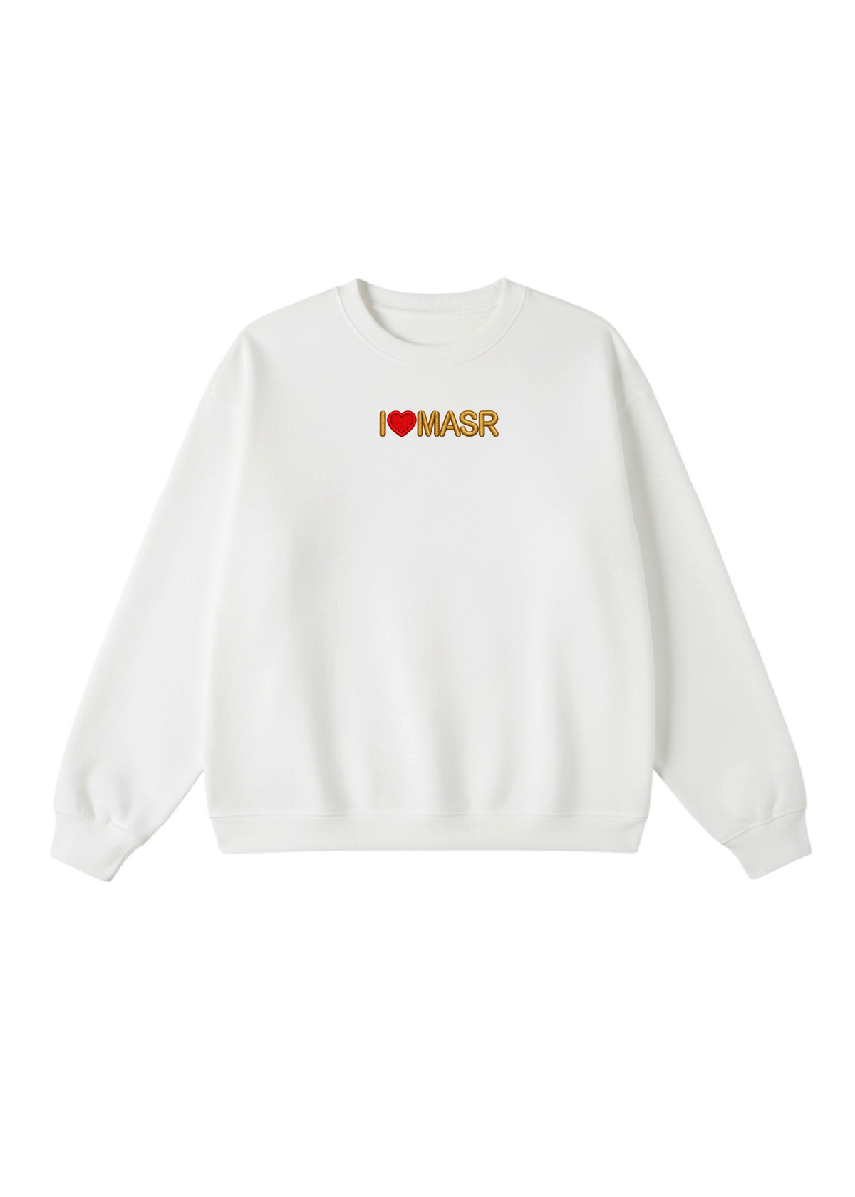 Embroidered I Heart Masr Crewneck