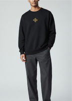 [DEAL CREW] Embroidered Unisex Mystery Coptic Cross Crewneck
