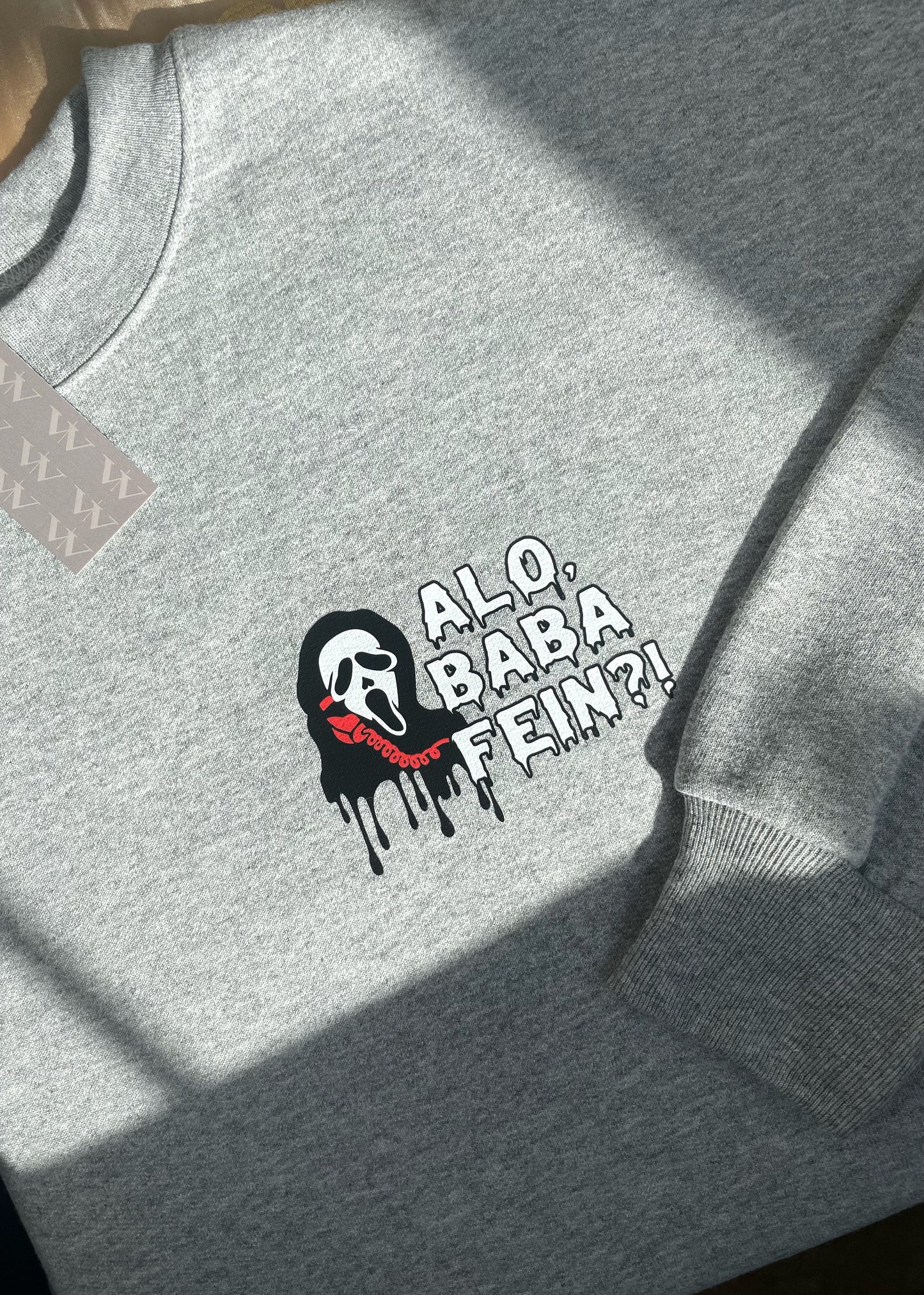 [READY TO SHIP] Scream- Alo, Baba Fein?! Sweatshirts