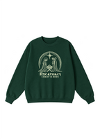 Christ Is Born Nativity Scene Crewneck