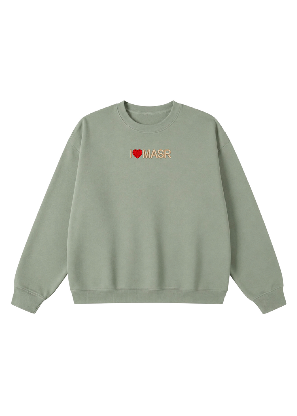 Embroidered I Heart Masr Crewneck