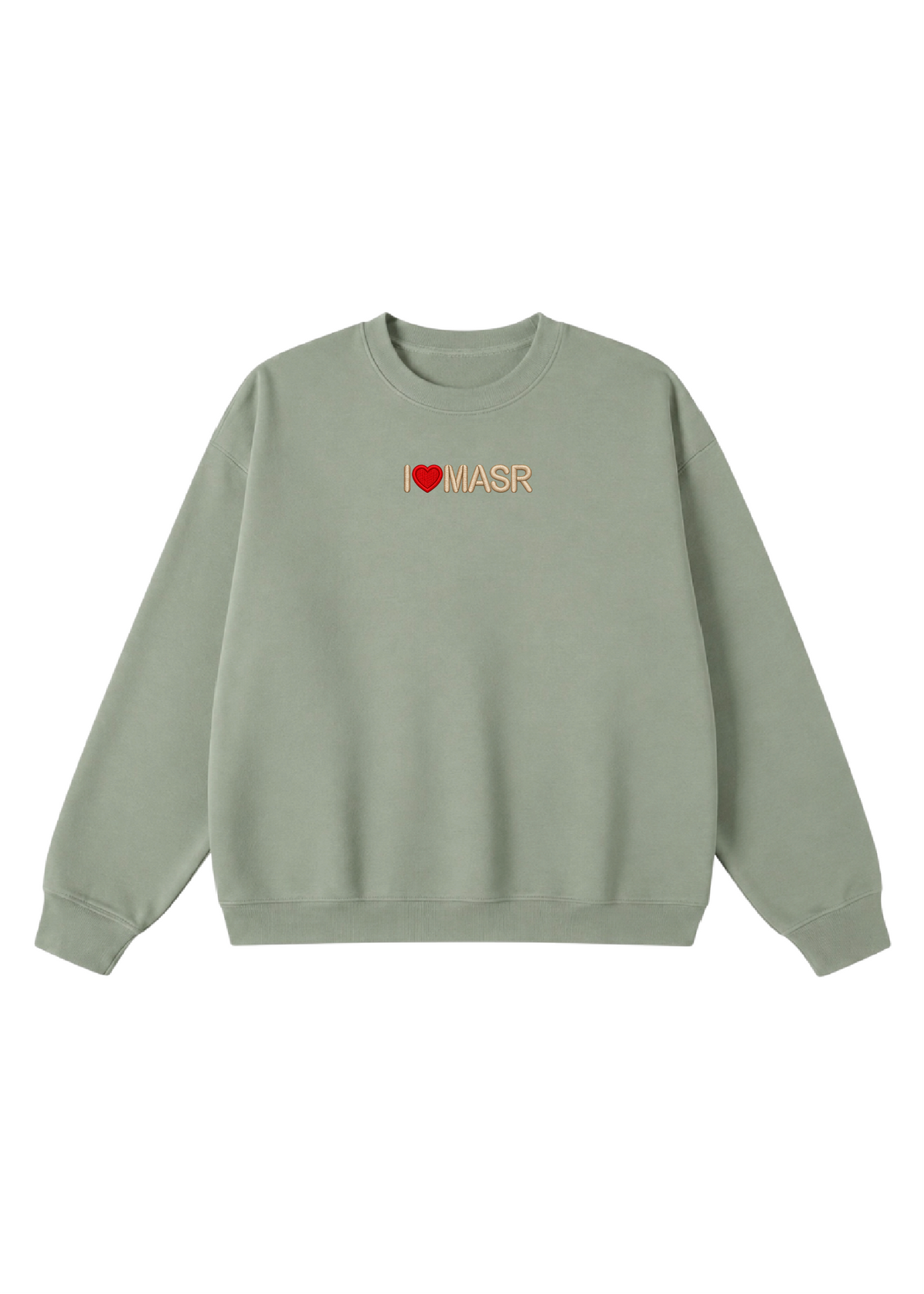 Embroidered I Heart Masr Crewneck
