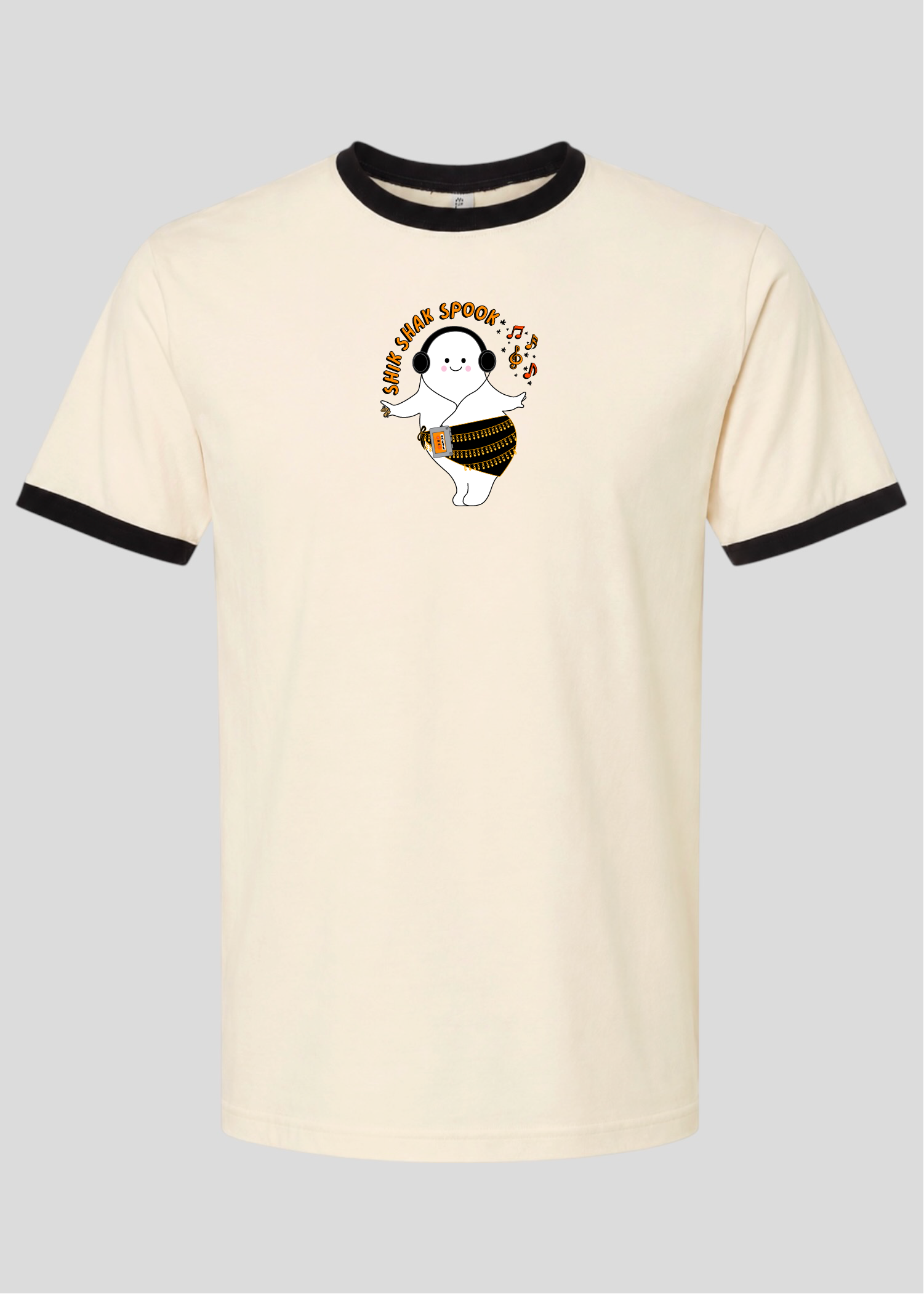 Shik Shak Spook Belly Dancing Ghost Tee