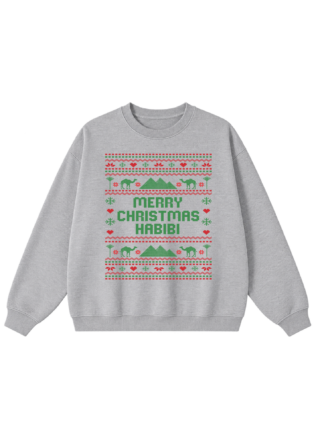 Merry Christmas Habibi - Ugly Christmas Crewneck