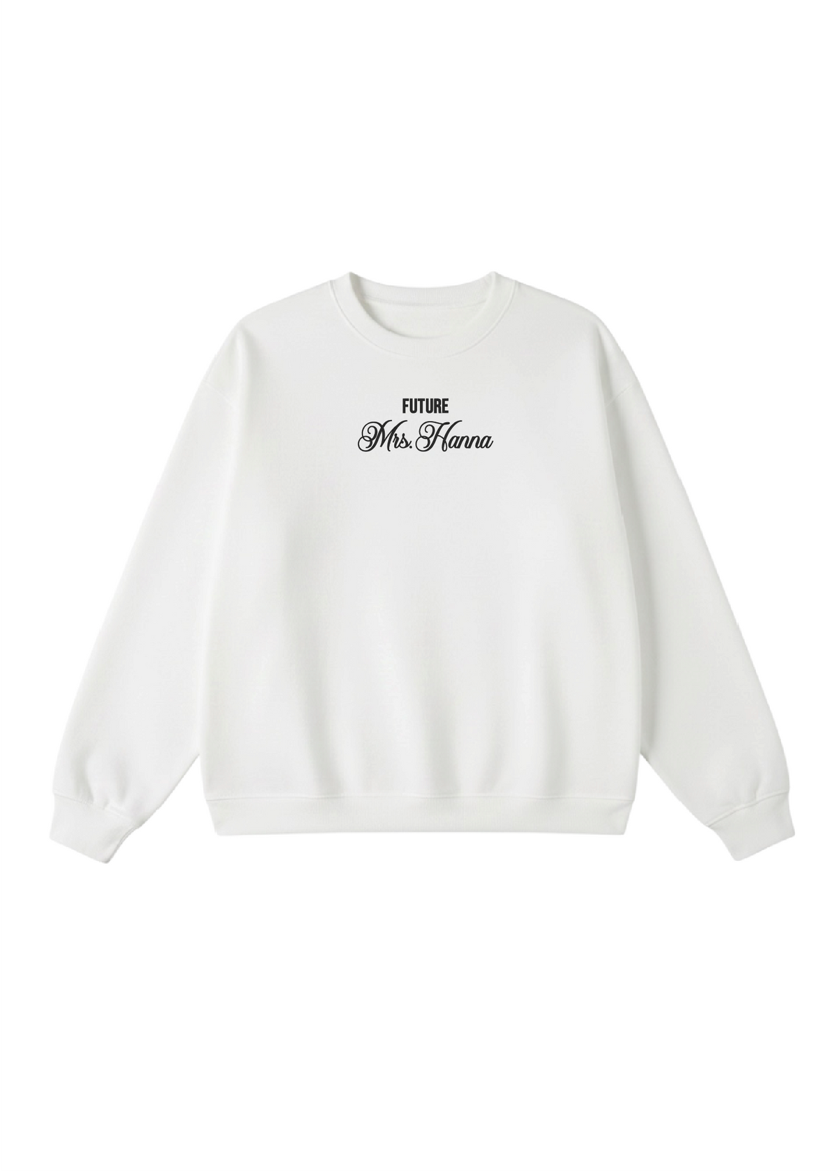Embroidered Custom Future Mrs. Crewneck