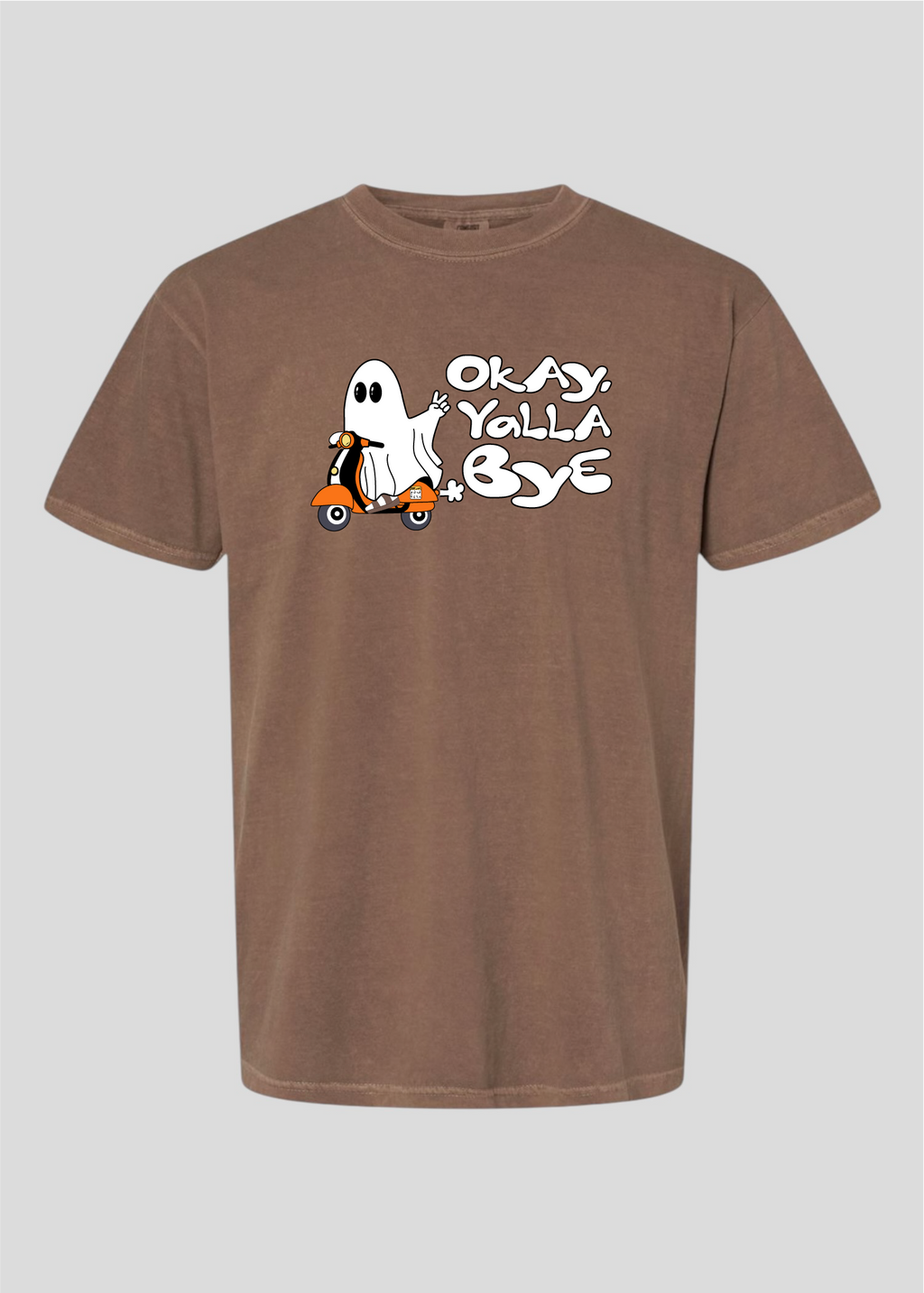 Okay, Yalla Bye Ghost Scooter Tee