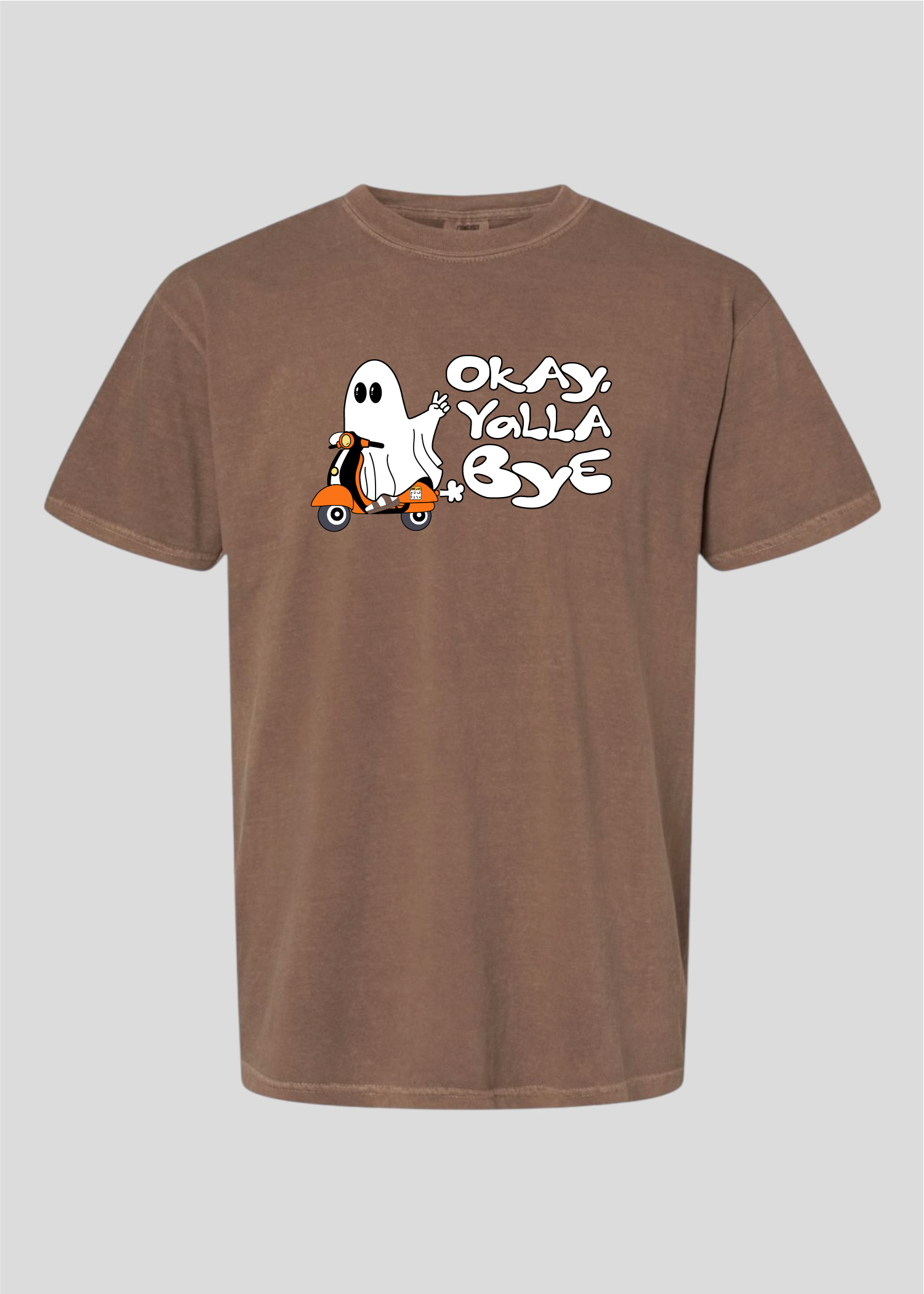 Okay, Yalla Bye Ghost Scooter Tee