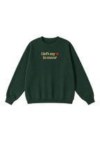 Embroidered I Left My Heart in Masr Crewneck