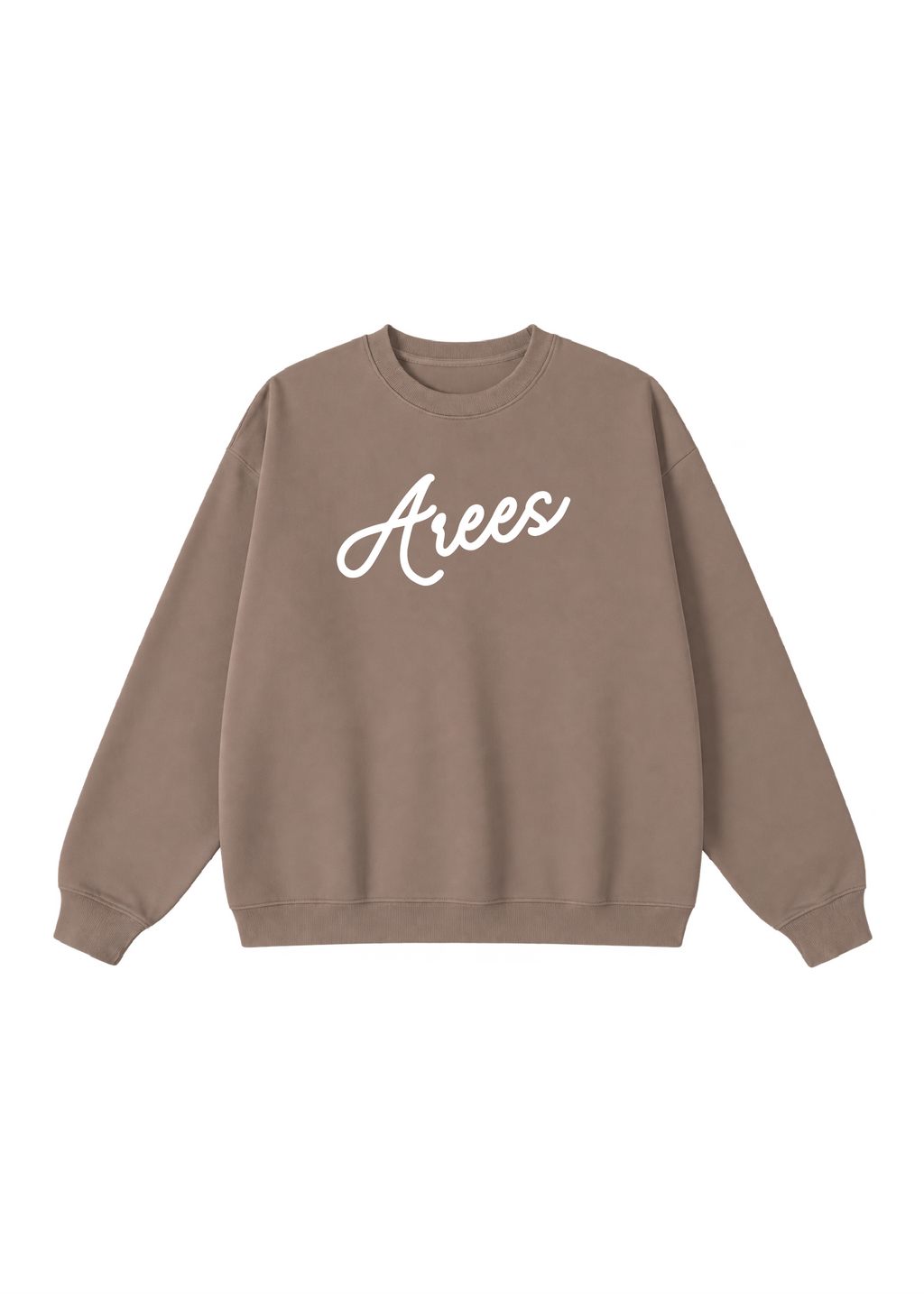 Arees Cursive Script Crewneck
