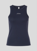Embroidered Aroosa Rib Tank Top