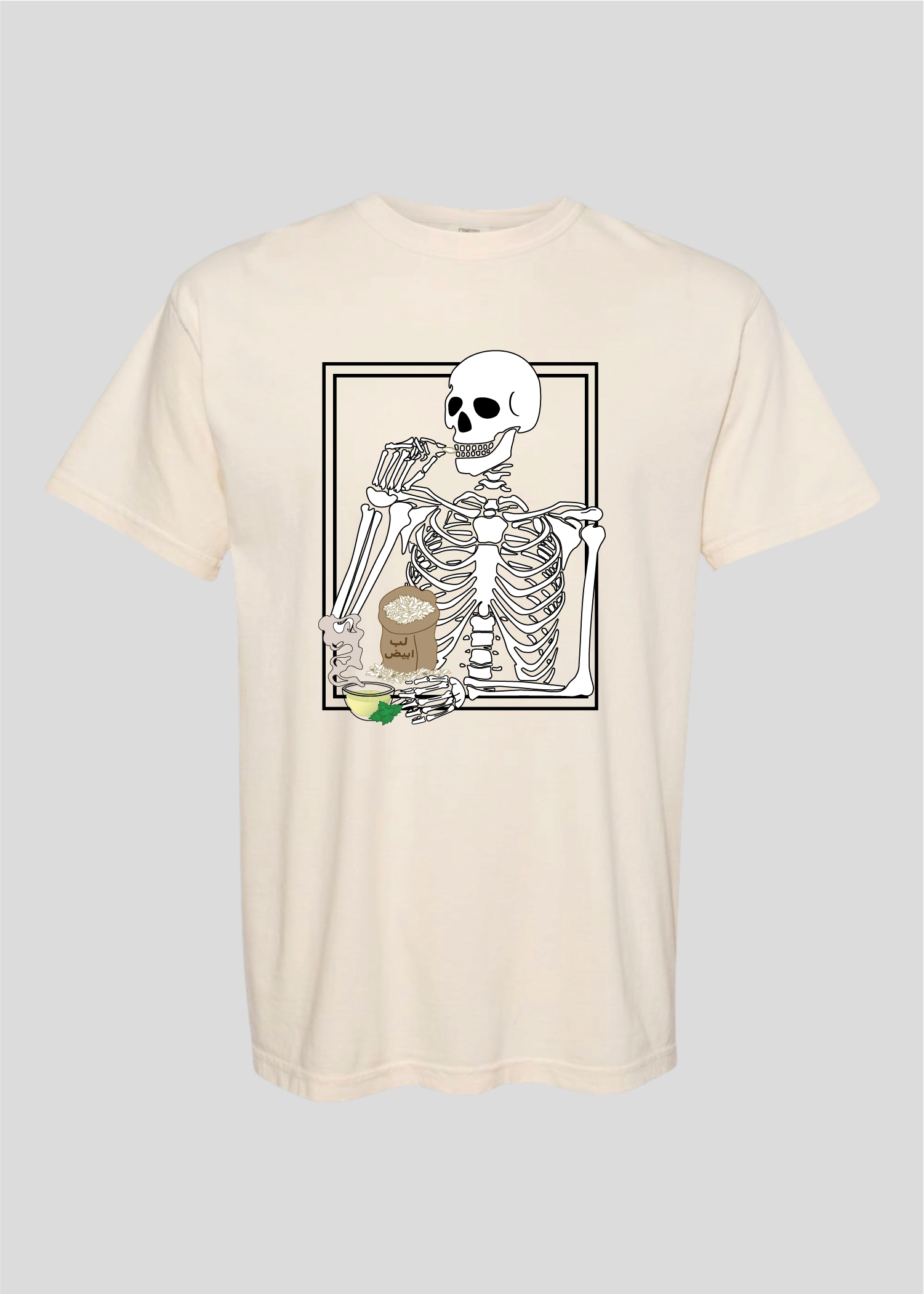 Skeleton Lib (Pumpkin Seeds) and Tea Tee