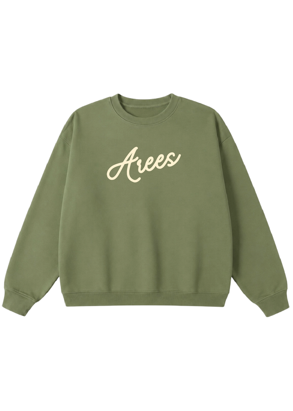 Arees Cursive Script Crewneck