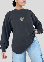 [DEAL TEE] Embroidered Unisex Mystery Coptic Cross Long Sleeve Tee