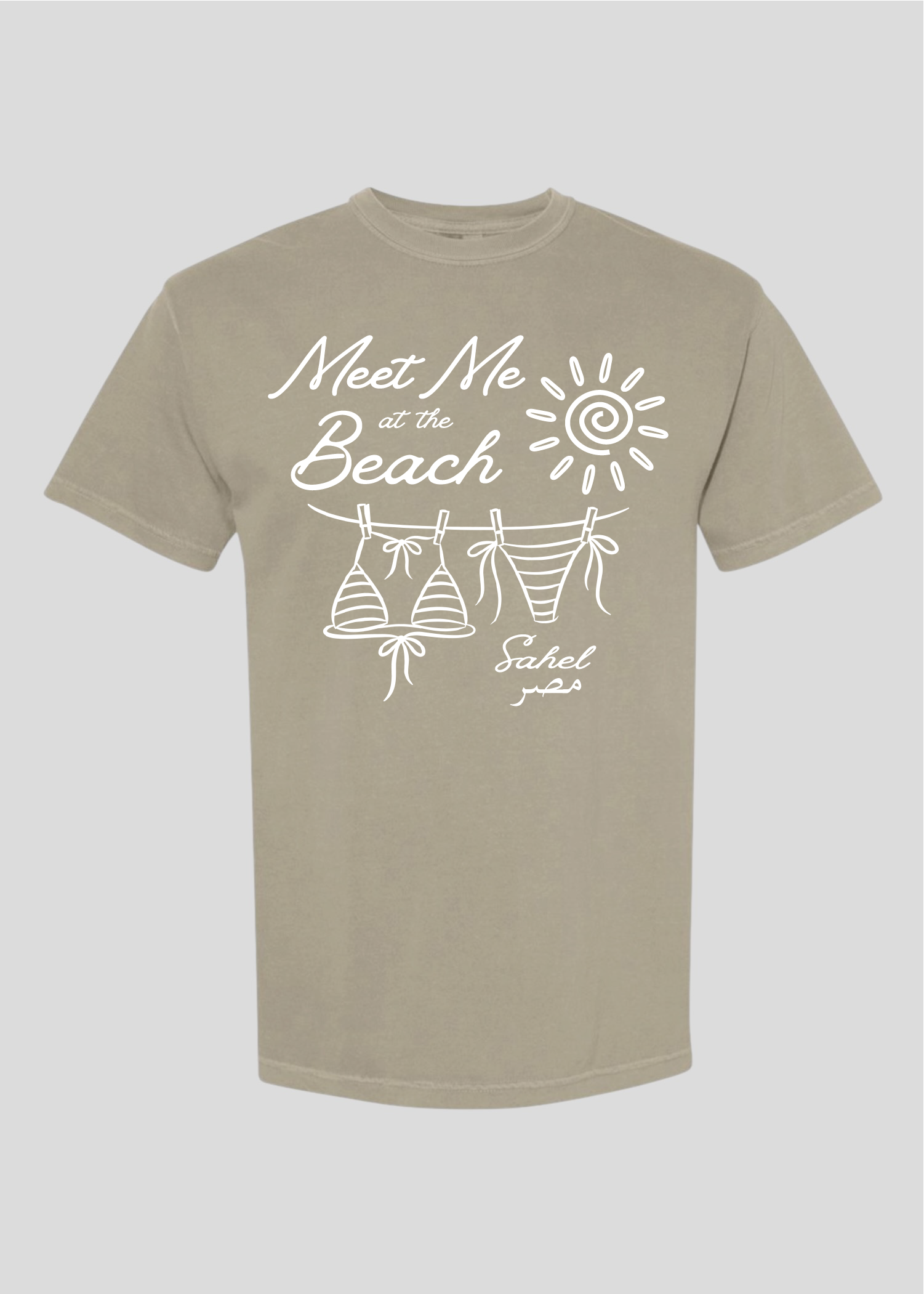 Meet Me at the Beach- Egypt Bikini Tee