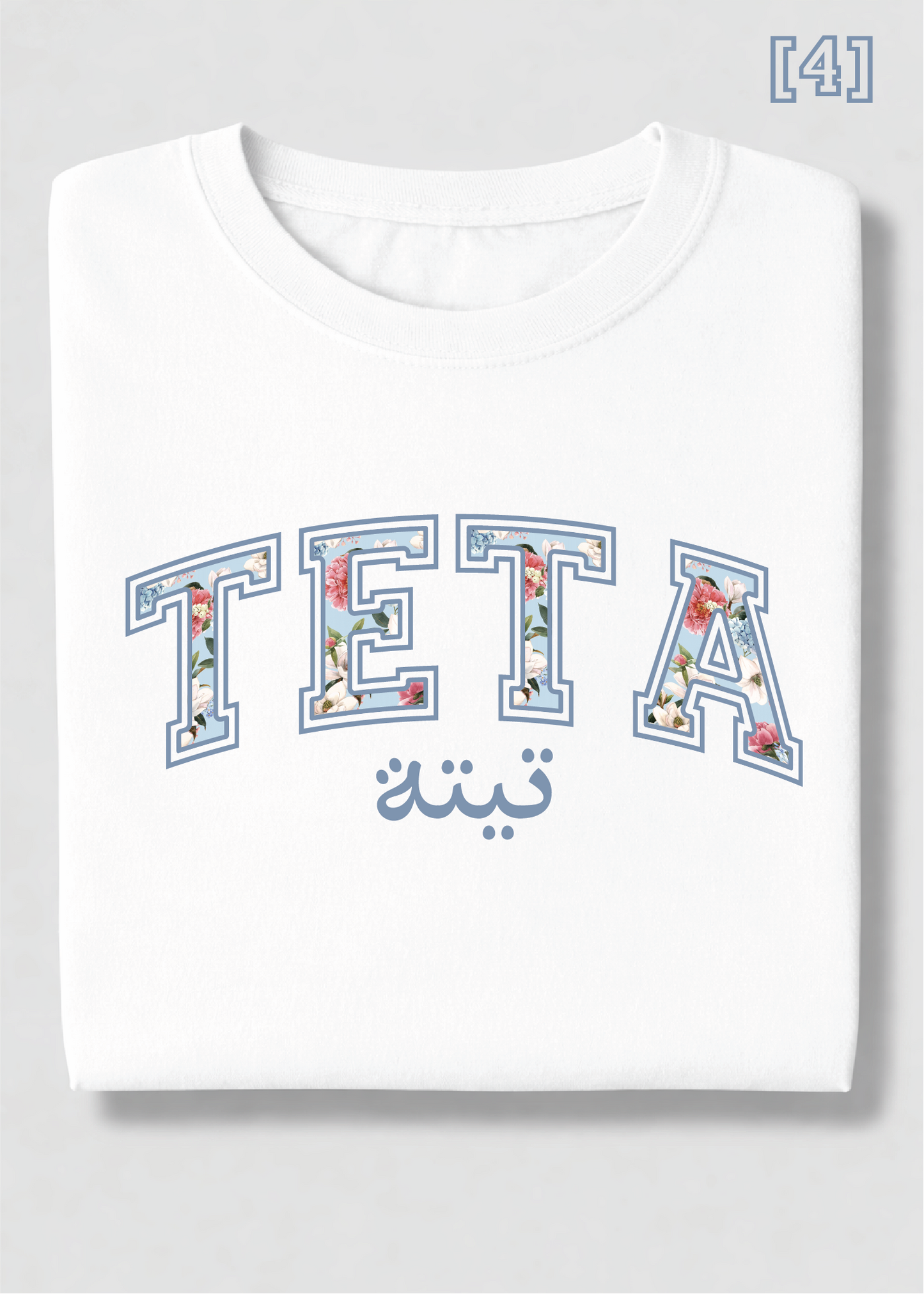 Floral Teta Tee