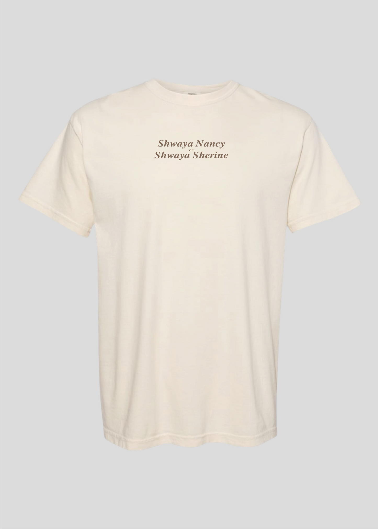 Shwaya Nancy with Shwaya Sherine Tee