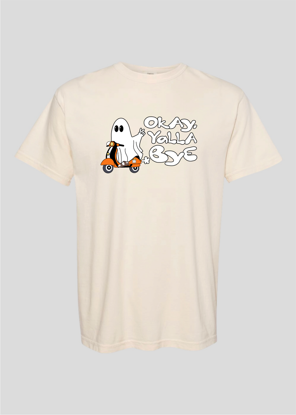 Okay, Yalla Bye Ghost Scooter Tee