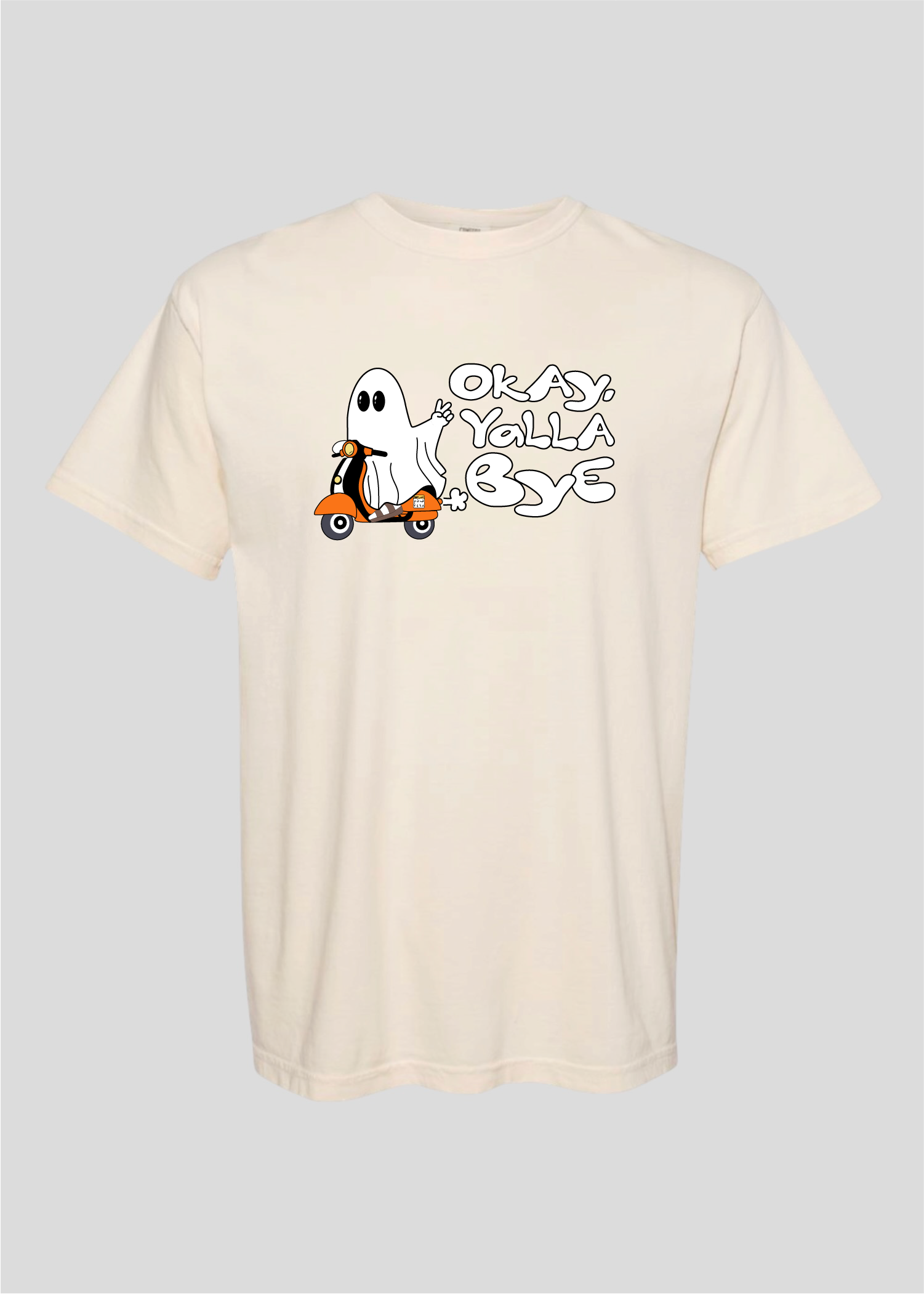Okay, Yalla Bye Ghost Scooter Tee