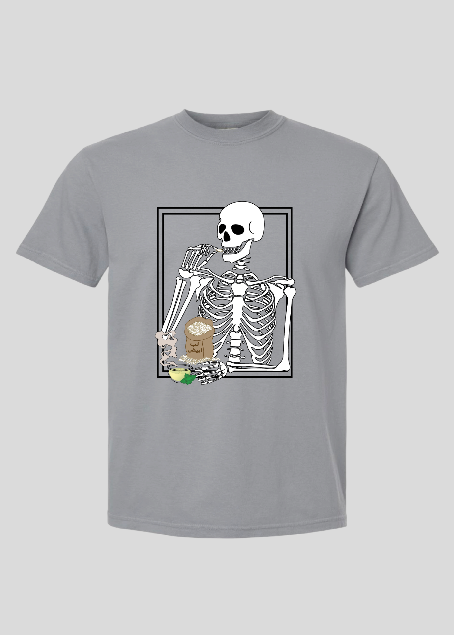Skeleton Lib (Pumpkin Seeds) and Tea Tee