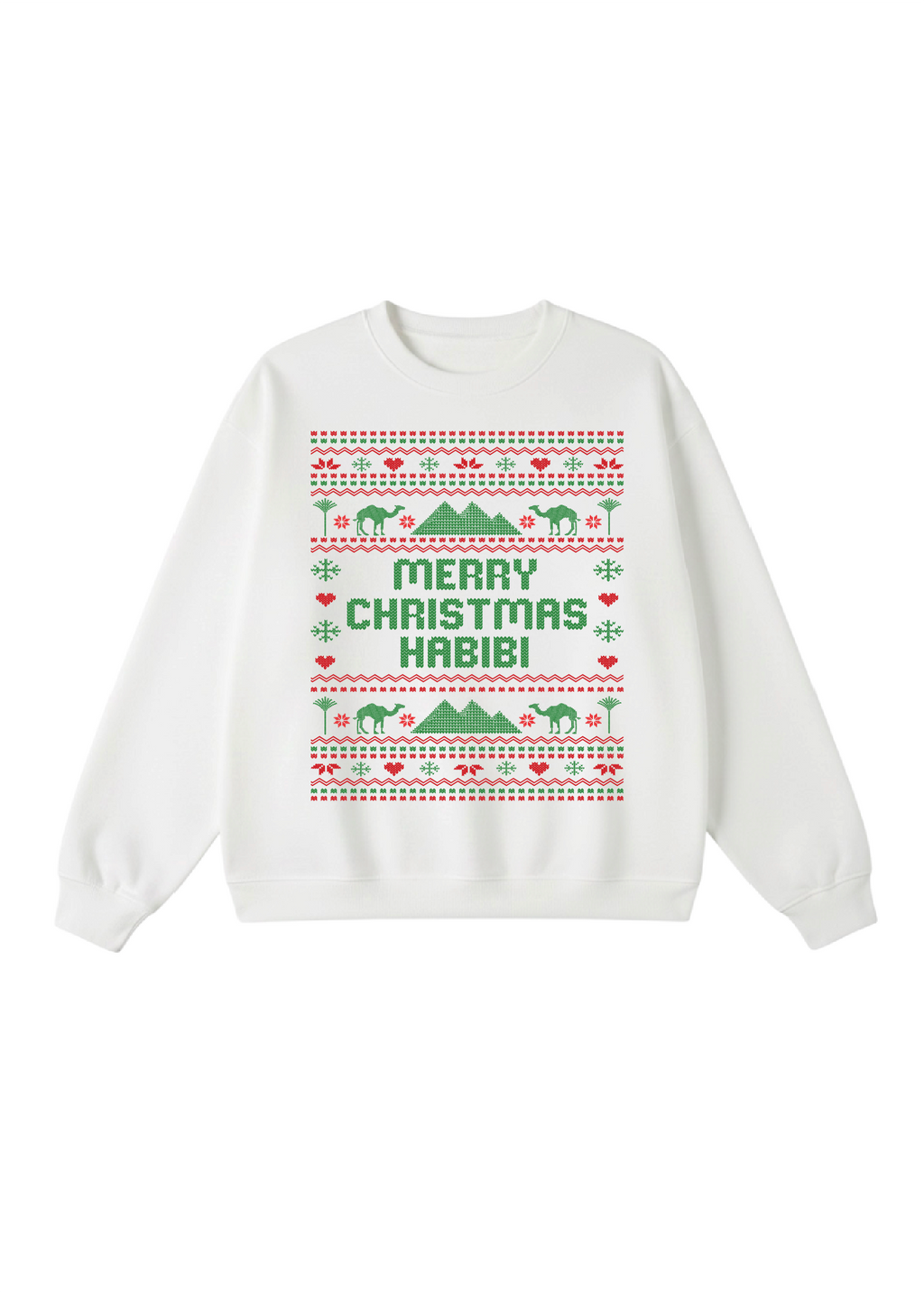 Merry Christmas Habibi - Ugly Christmas Crewneck