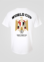 Egypt World Cup: Coat of Arms Eagle Holding Soccer Ball Tee