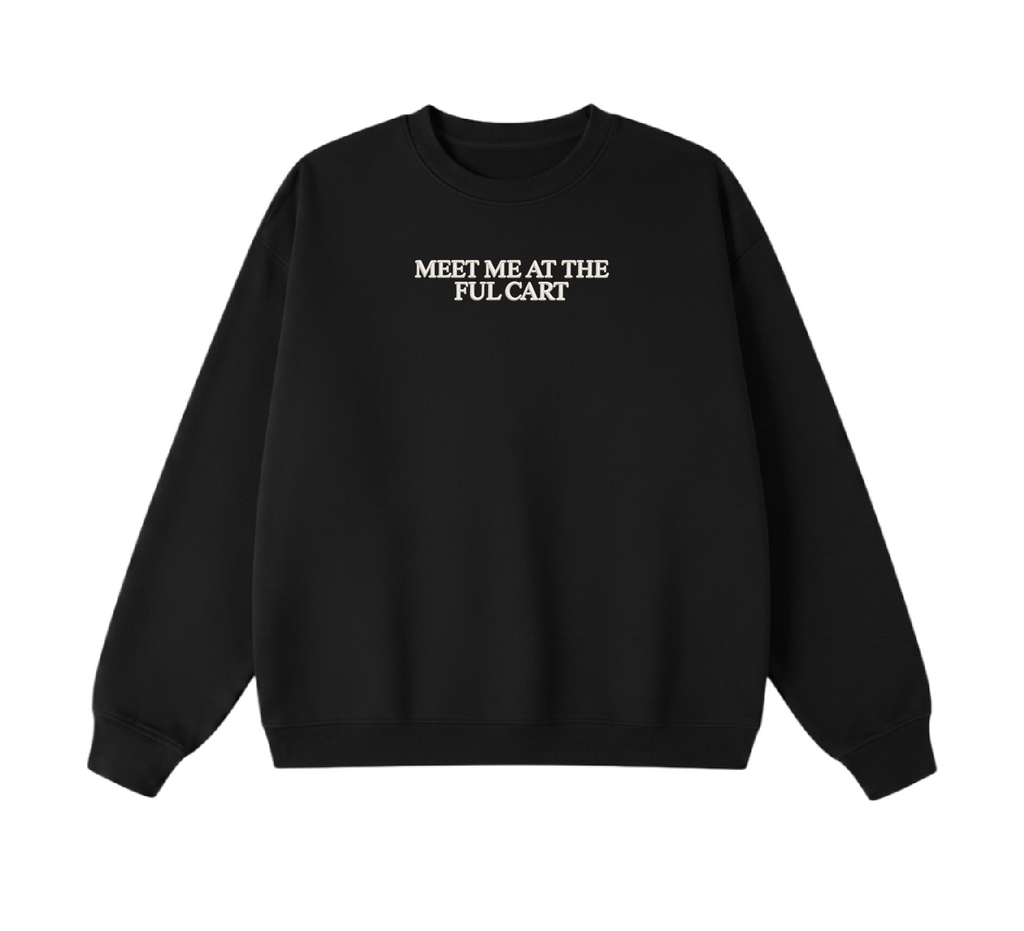 Embroidered Meet Me at the Ful Cart Crewneck