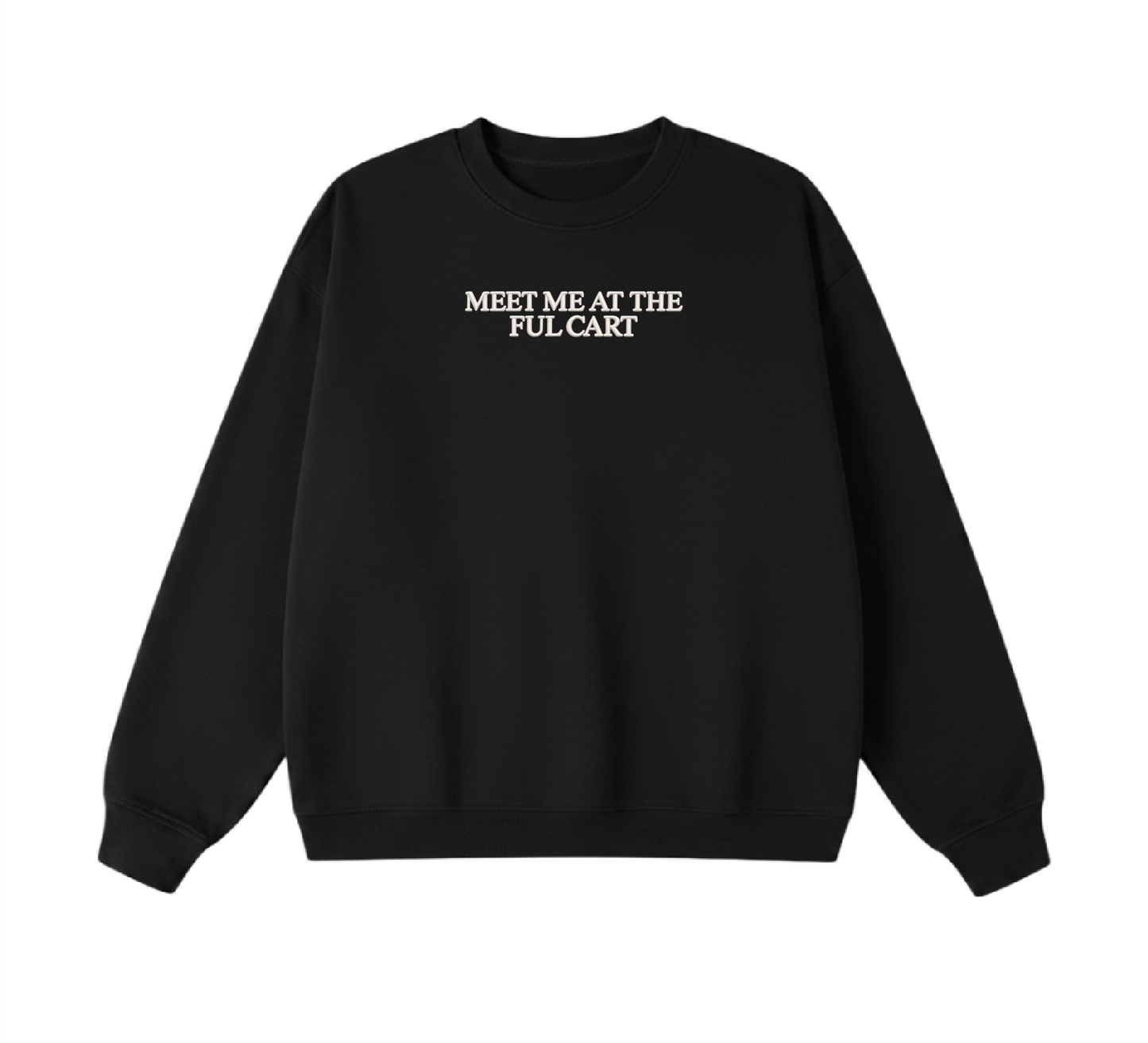 Embroidered Meet Me at the Ful Cart Crewneck