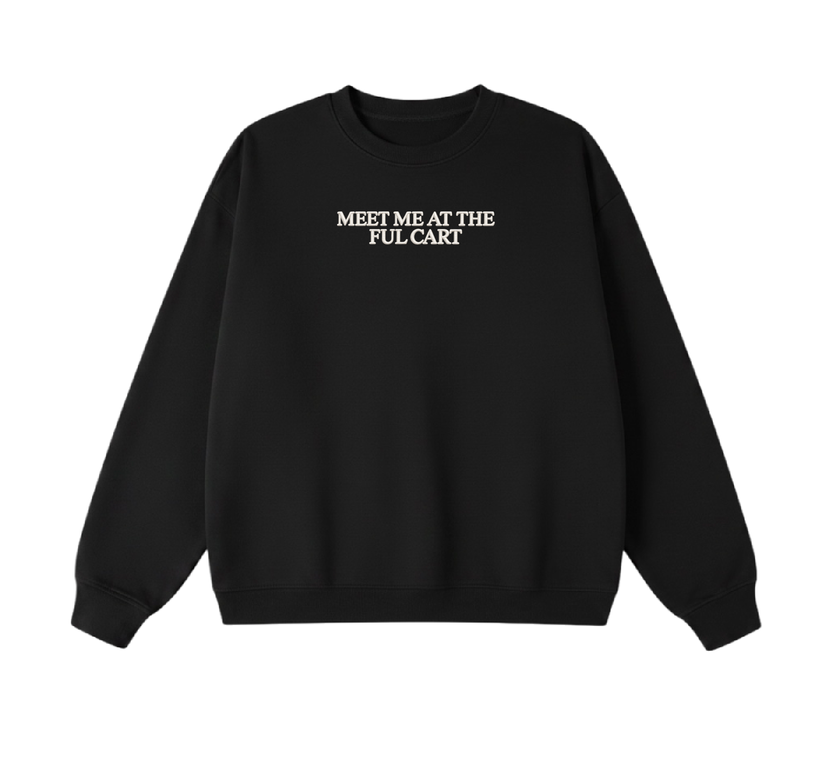 Embroidered Meet Me at the Ful Cart Crewneck