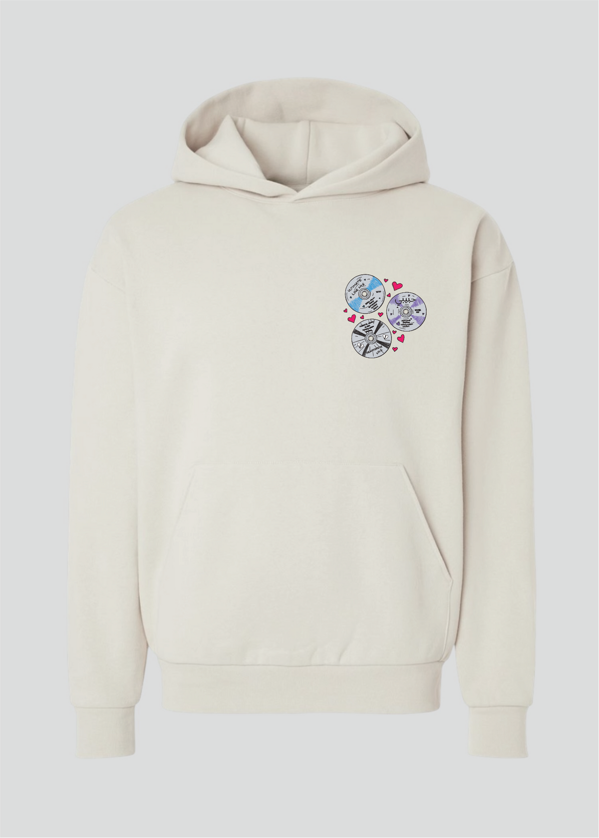 Raised on Arabic Love Songs Retro Hoodie
