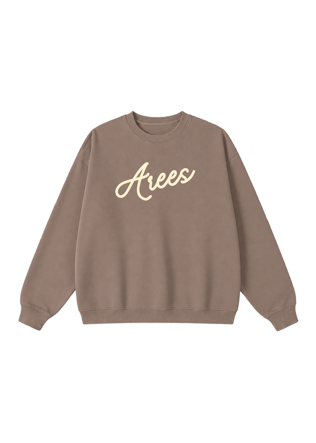 Arees Cursive Script Crewneck