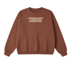 Embroidered Catching Flights to Masr is My Favorite Sport Crewneck